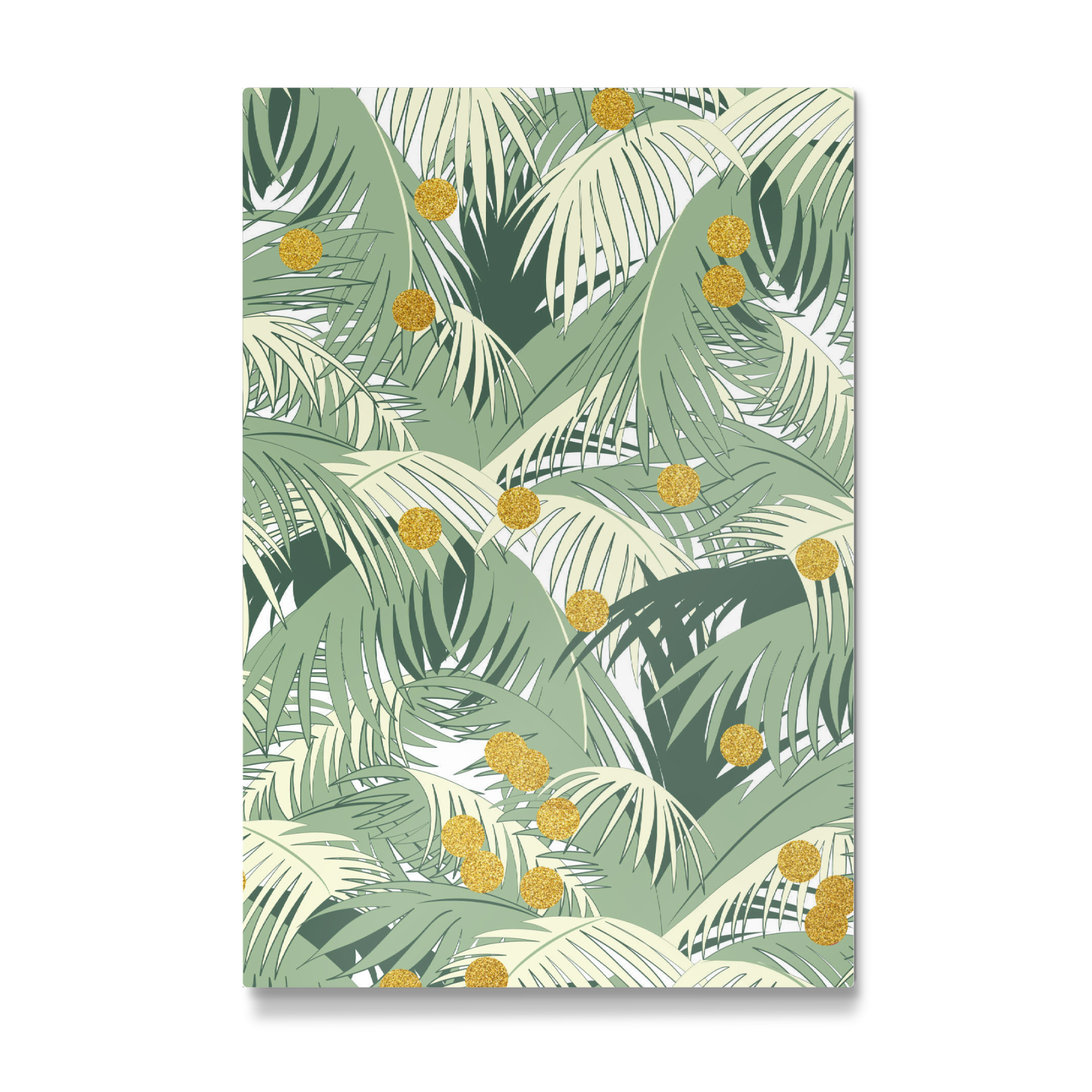 Galerie-Print "Palme + Gold" 30x20 cm artboxONE
