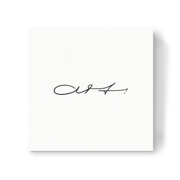 Leinwandbild "Art Schriftzug" artboxONE - Typografie,Abstrakt - Art,Schriftzug,Wort,Kalligrafie,Minimalism,Minimalistisch