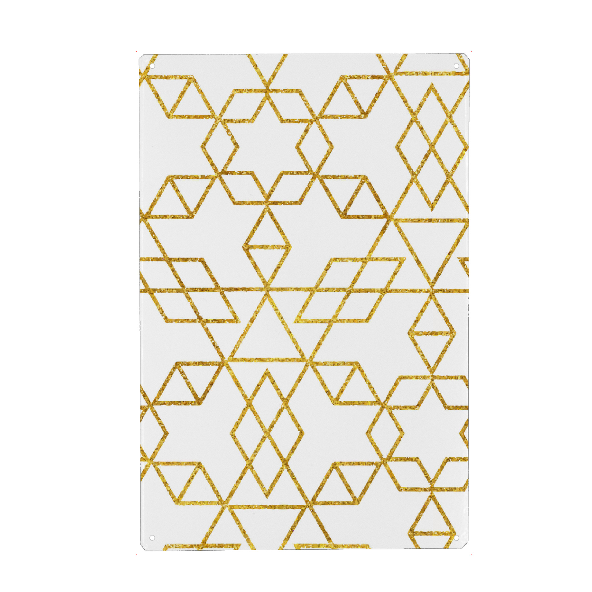 Metall Poster "Art-Deco-Gold" artboxONE - Abstrakt,Geometrie