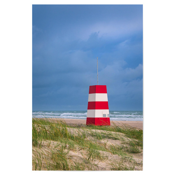 Poster "Düne, Turm und Nordseeküste" artboxONE - Natur,Reise,Architektur,Reise / Strand und Meer,Reise / Länder
