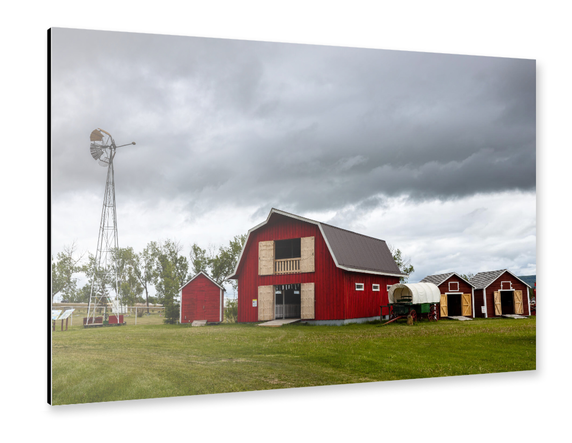 Alu-Dibond "Historische Farm in Kanada" 75x50 cm artboxONE