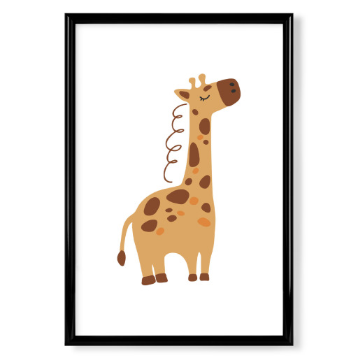 Baby-Giraffe-Kunst