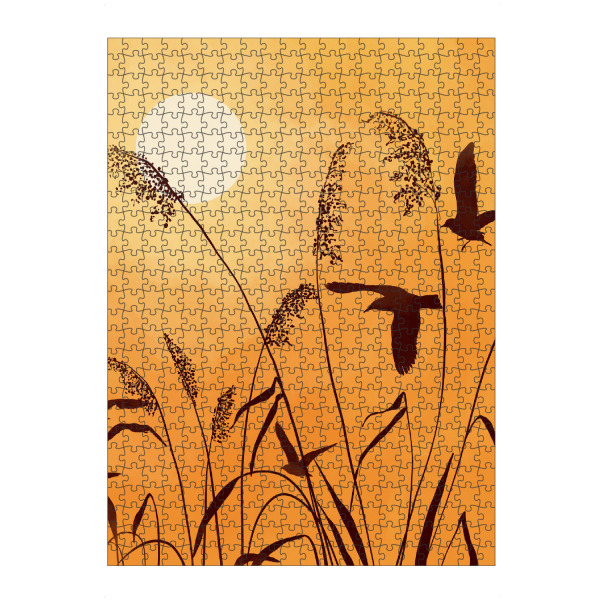 Puzzle Ravensburger "Cats & Dotz-Serenity Sundown" artboxONE - Natur,Floral,Tiere