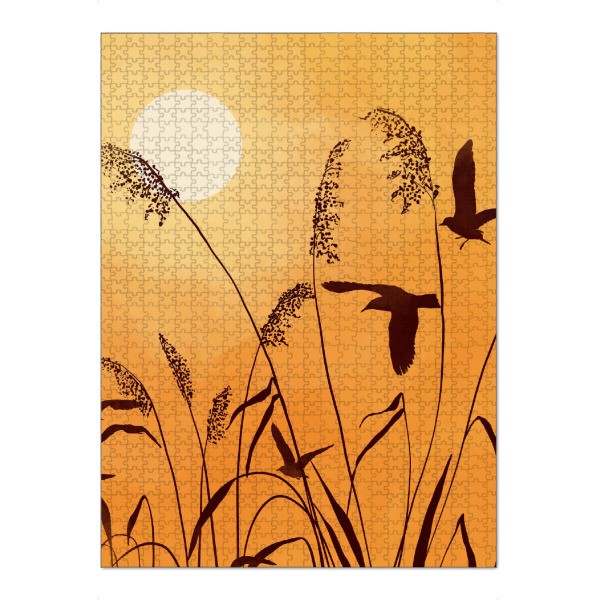 Puzzle Ravensburger "Cats & Dotz-Serenity Sundown" artboxONE - Natur,Floral,Tiere