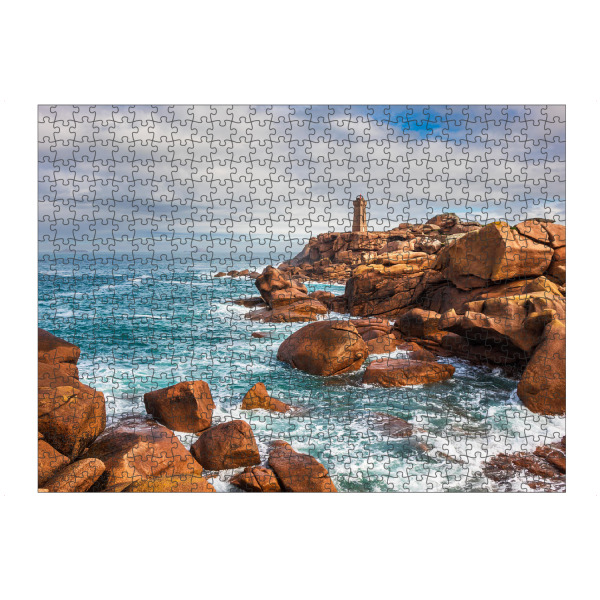 artboxONE Puzzle "Felsen, Meer und Leuchtturm" artboxONE - Natur,Reise,Architektur,Reise / Strand und Meer,Reise / Länder