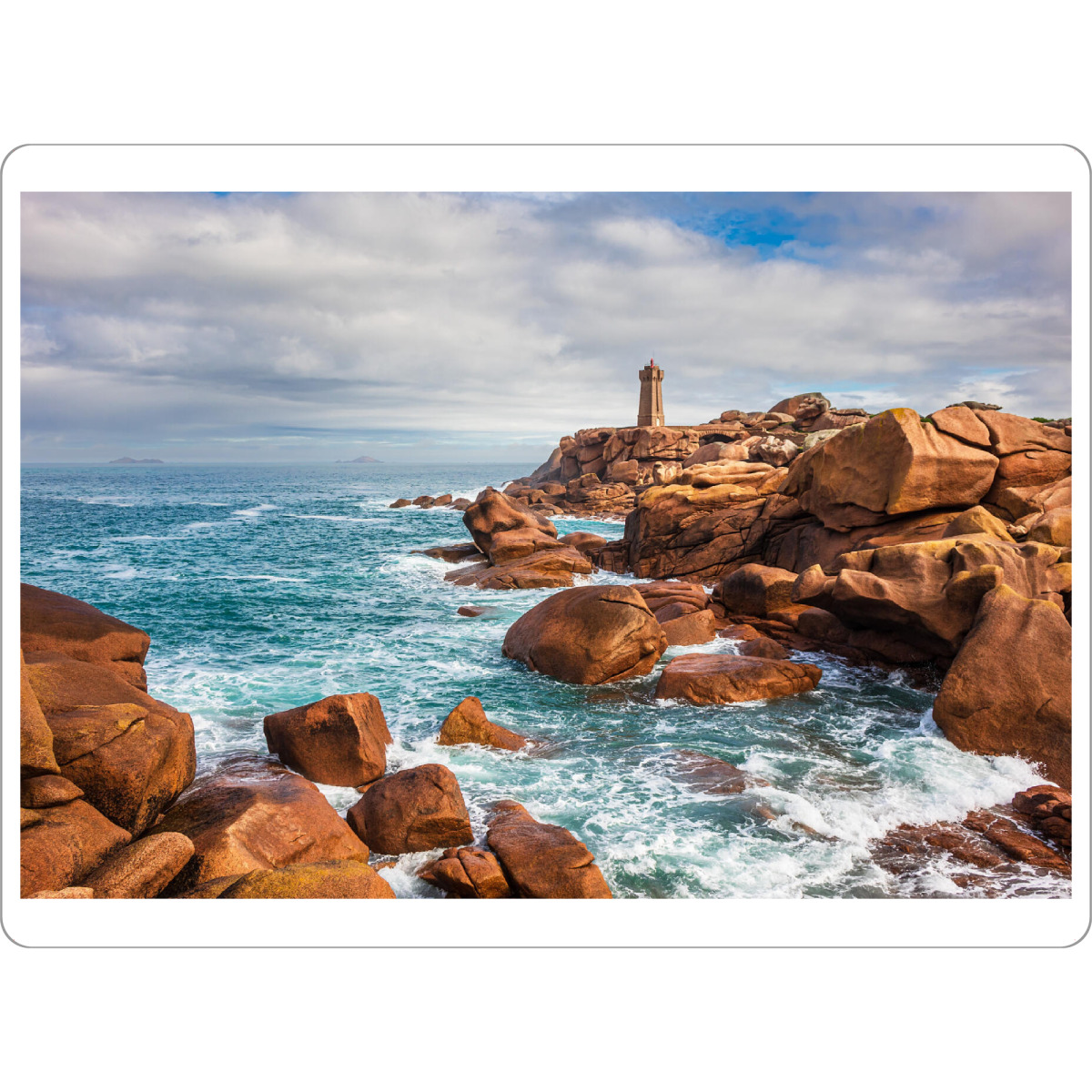 Tischset "Felsen, Meer und Leuchtturm" artboxONE - Natur,Reise,Architektur,Reise / Strand und Meer,Reise / Länder