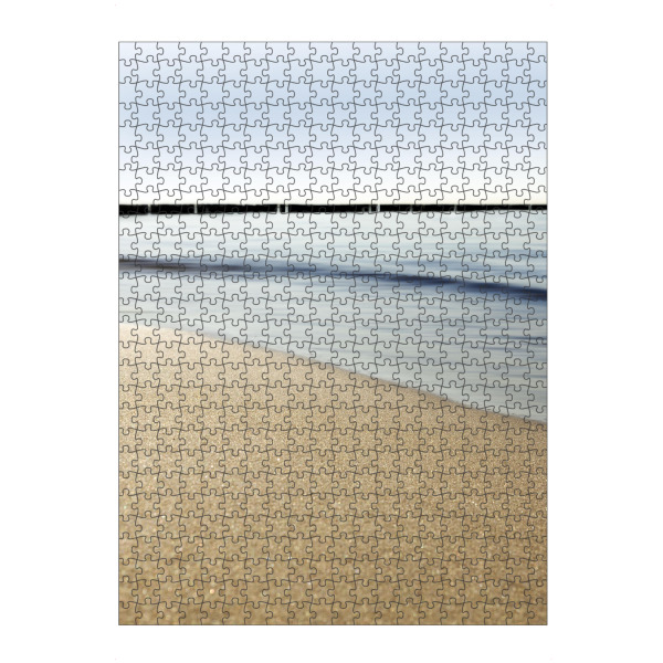 artboxONE Puzzle "Goldener Strand und sanftes Meer" artboxONE - Natur,Reise,Reise / Strand und Meer
