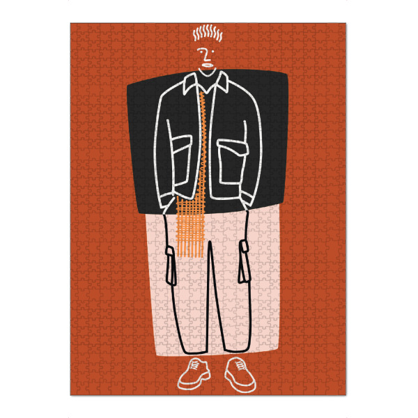 Puzzle Ravensburger "Der Urbanist" artboxONE - Menschen,Fashion,Männer - Style,Fashion,Street,Urban,Cool,Selbstbewusst,Typ,Mann,Chef - Bild style