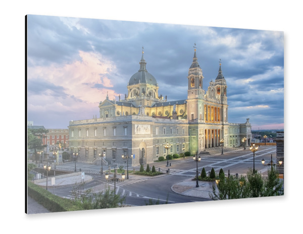 Alu-Dibond "Kathedrale von Madrid" 30x20 cm artboxONE