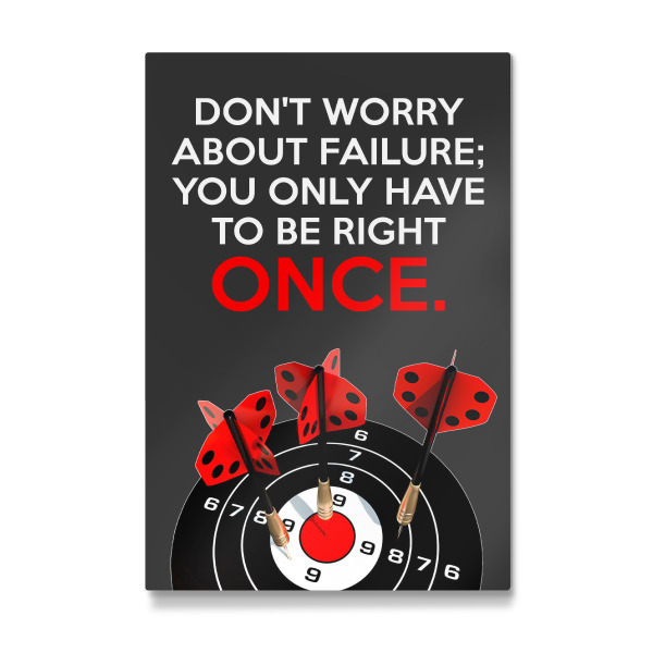 Galerie-Print "Try Until You Succeed" 30x20 cm artboxONE