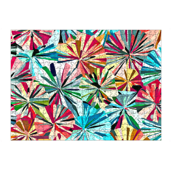 Puzzle Ravensburger "Papier-Fans abstrakt" artboxONE - Abstrakt