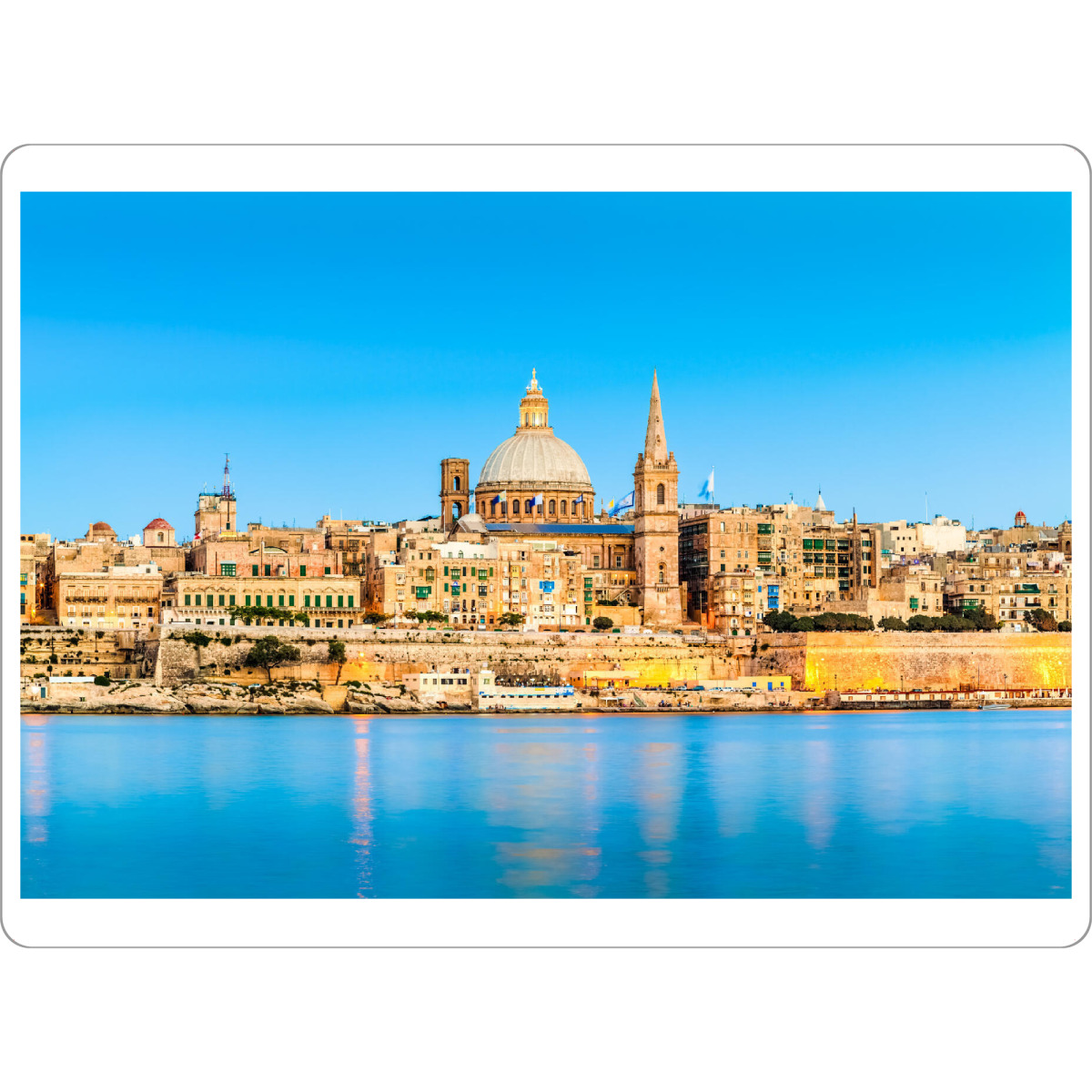 Tischset "Valletta-Skyline, Malta" artboxONE - Städte,Reise,Architektur