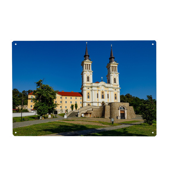 Holzbild "Wallfahrtskirche Maria Radna" artboxONE - Architektur