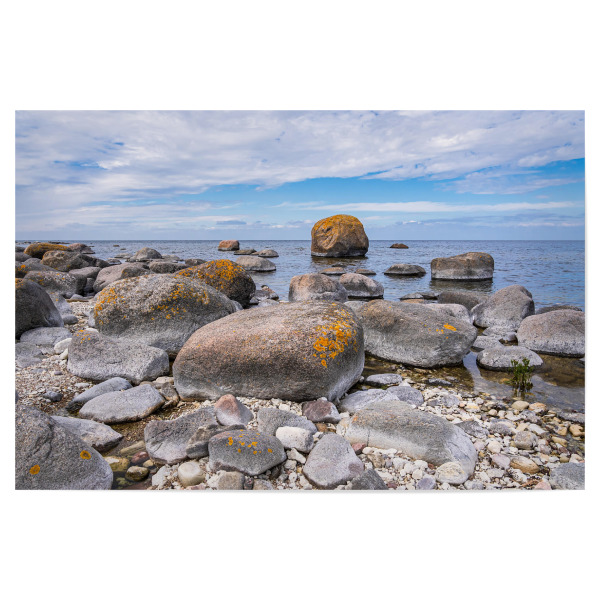 Poster "Steine, Ostsee, Öland" artboxONE - Natur,Reise,Reise / Strand und Meer,Reise / Länder