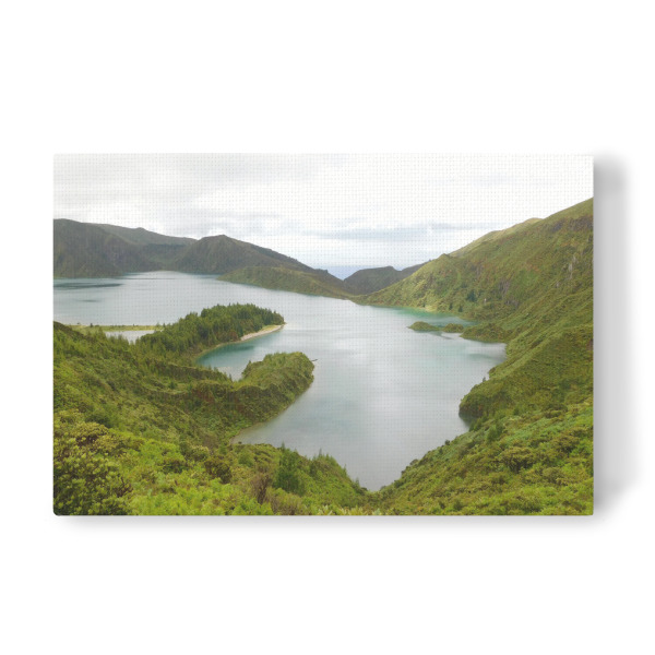 Leinwandbild "Lagoa do Fogo" artboxONE - Natur,Reise,Reise / Strand und Meer,Reise / Länder