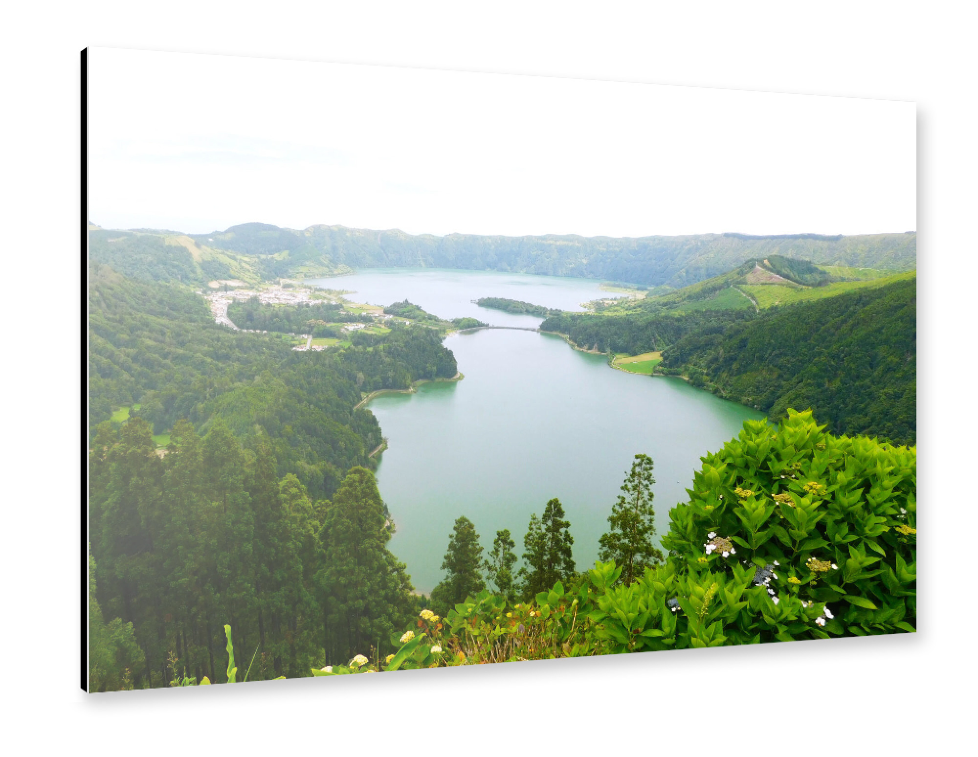 Alu-Dibond "Sete Cidades" 75x50 cm artboxONE