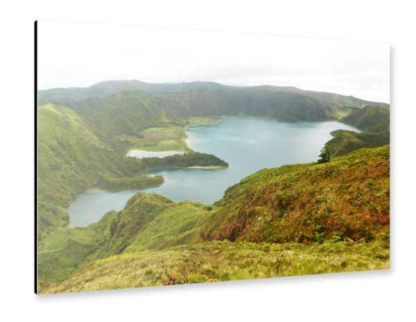 Alu-Dibond "Lagoa do Fogo, Sao Miguel" 30x20 cm artboxONE