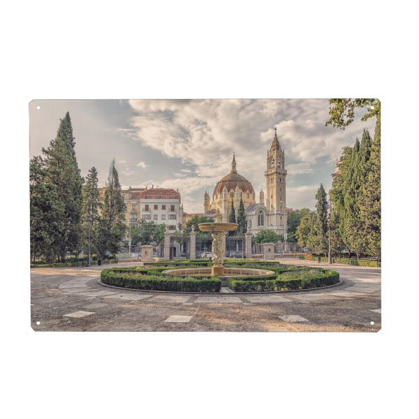 Holzbild "Madrider Architektur" artboxONE - Städte,Reise,Architektur,Reise / Länder,Städte / Weitere