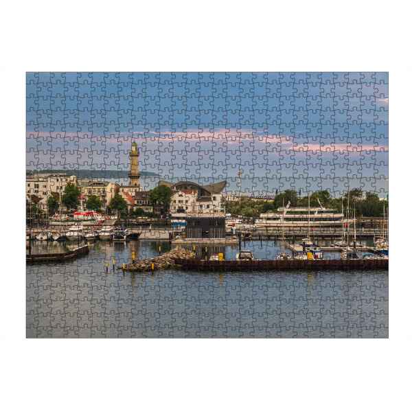 Puzzle Ravensburger "Himmel, Warnemünde, Warnow" artboxONE - Städte,Natur,Reise,Architektur,Städte / Weitere