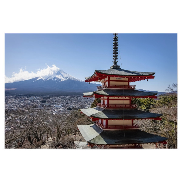 Poster "Chureito-Tempel" artboxONE - Natur,Reise,Architektur,Reise / Asien,Reise / Länder