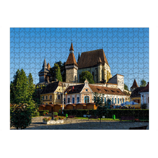 artboxONE Puzzle "Kirchenburg Birthaelm in Rumänien" artboxONE - Architektur