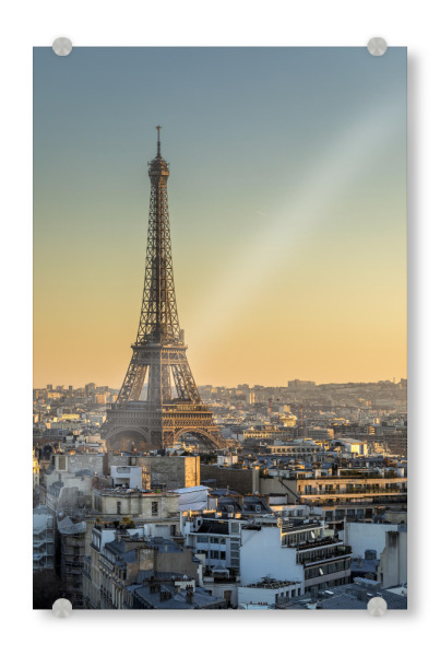Acrylglasbild "Pariser Stadtbild" artboxONE - Städte,Reise,Architektur,Städte / Paris,Reise / Länder
