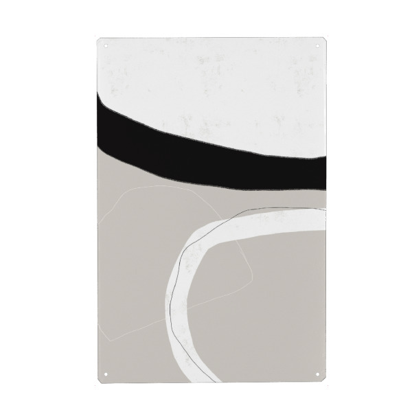 Holzbild "Facing it" artboxONE - Abstrakt,Geometrie - Abstrakte kunst,Organische formen,Slow living,Abstrakte formen,Abstrakt,Formen,Geometrie