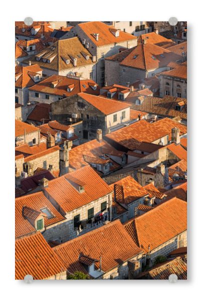 Acrylglasbild "Die Dächer von Dubrovnik" artboxONE - Städte,Reise,Architektur