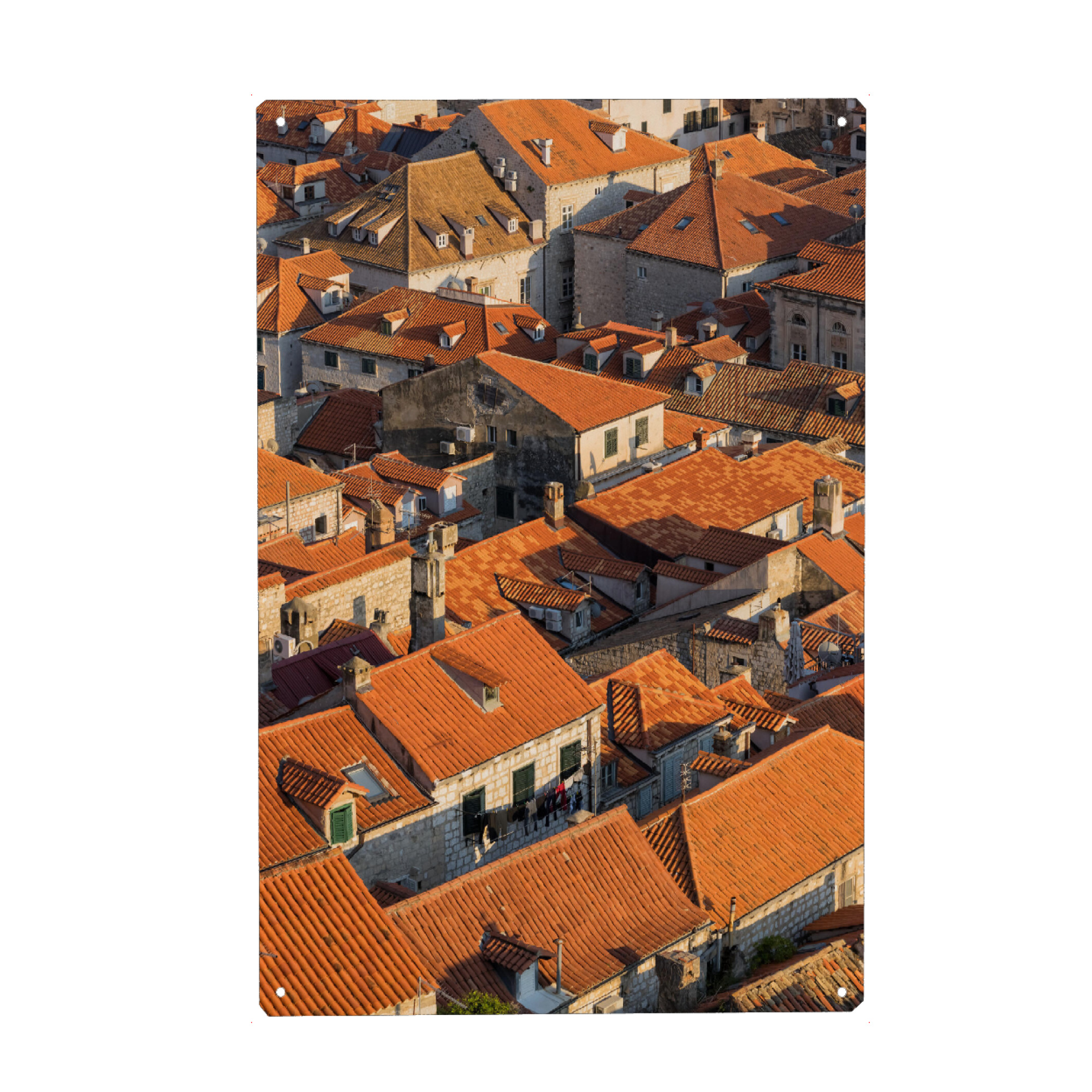 Metall Poster "Die Dächer von Dubrovnik" artboxONE - Städte,Reise,Architektur