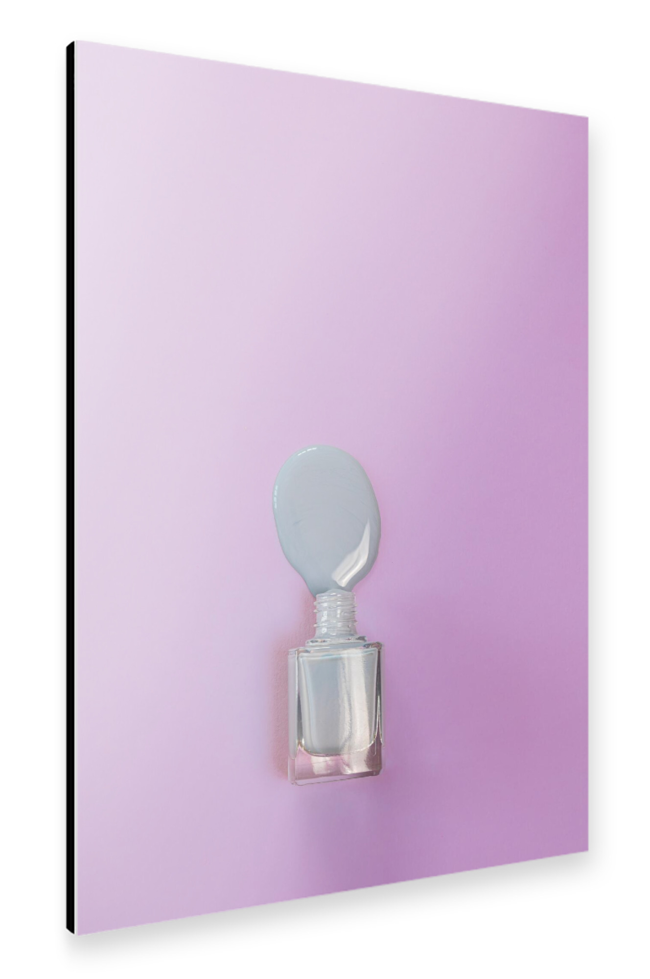 Alu-Dibond "Nagellack lila" 30x20 cm artboxONE