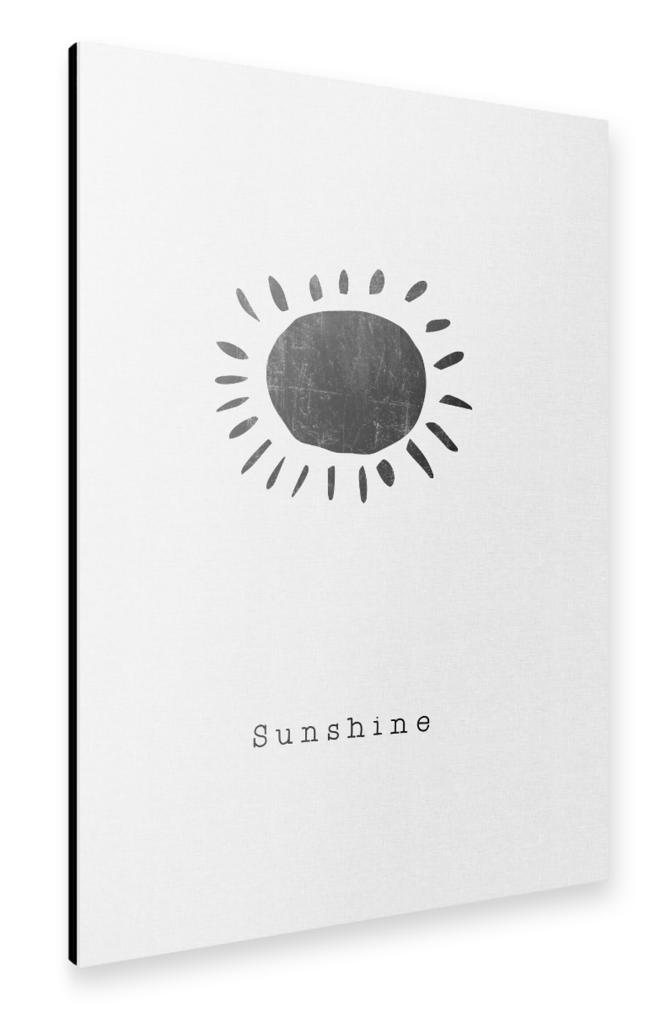 Alu-Dibond "Zitat-Set - Sonnenschein" 75x50 cm artboxONE