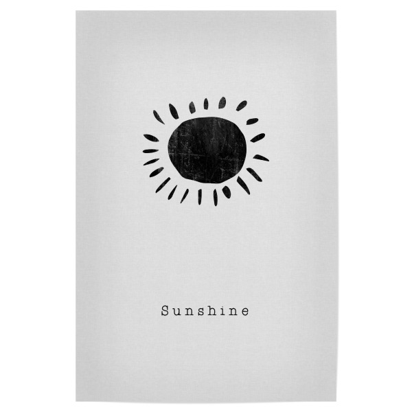 Poster "Zitat-Set - Sonnenschein" artboxONE - Typografie,Natur,Abstrakt,Festivals