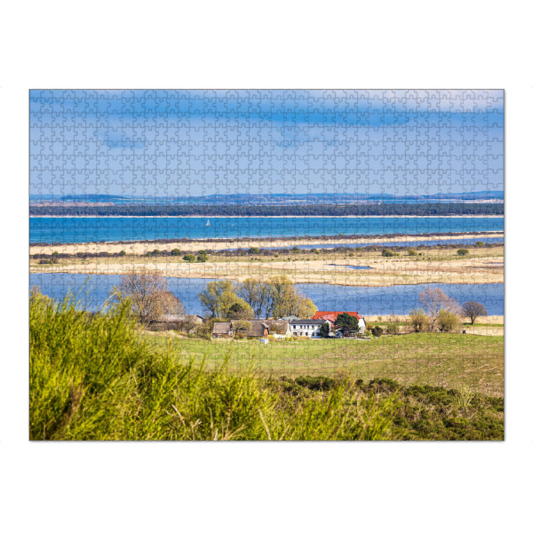 Puzzle Ravensburger "Feld, Dorf, Ostsee" artboxONE - Natur,Reise,Architektur,Reise / Strand und Meer