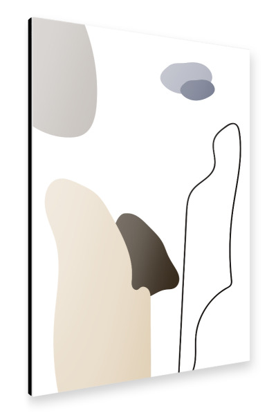 Alu-Dibond "Simple artwork" 30x20 cm artboxONE