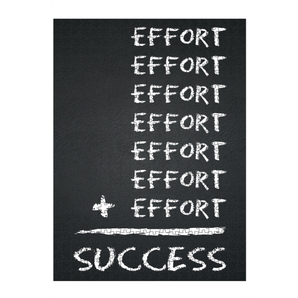 Puzzle Ravensburger "Die Summe kleiner Anstrengungen" artboxONE - Typografie,Schwarzweiß