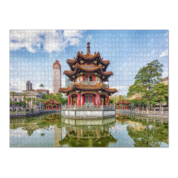 Puzzle Ravensburger "Park in Taipeh" artboxONE - Städte,Reise,Architektur,Reise / Asien,Reise / Länder