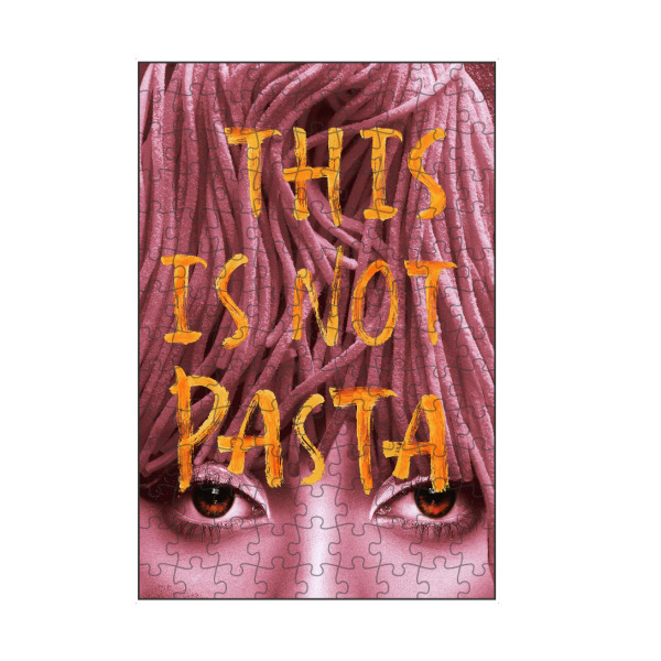 artboxONE Puzzle "Das ist keine rosa Pasta" artboxONE - Typografie,Essen & Trinken,Menschen