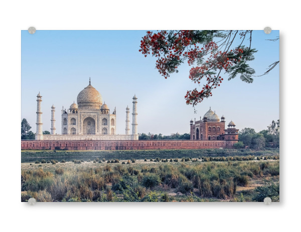 Acrylglasbild "Taj-Rückseite" artboxONE - Städte,Reise,Architektur,Reise / Asien,Reise / Länder