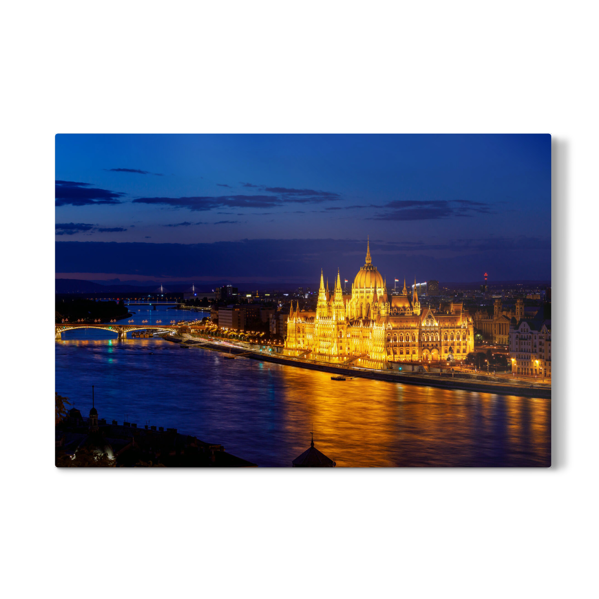 Galerie-Print "Budapest an der Donau" 75x50 cm artboxONE
