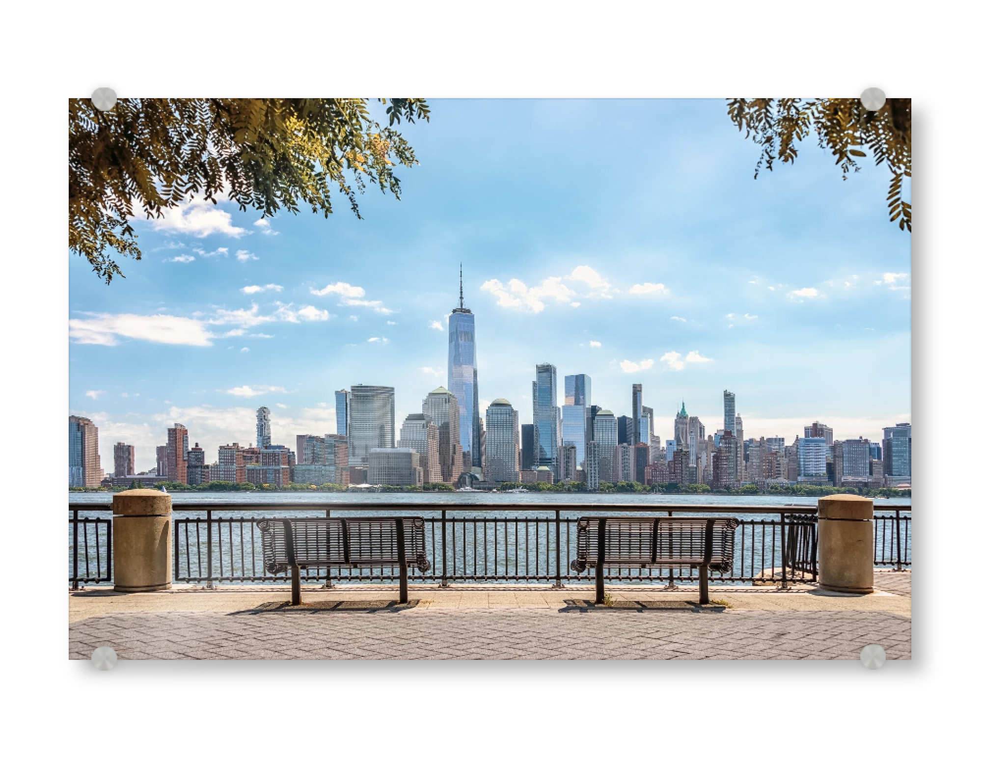 Acrylglasbild "New-Jersey-Ansicht" artboxONE - Städte,Städte / New York,Reise,Architektur,Reise / Länder