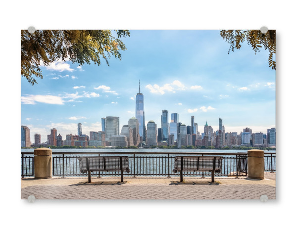 Acrylglasbild "New-Jersey-Ansicht" artboxONE - Städte,Städte / New York,Reise,Architektur,Reise / Länder