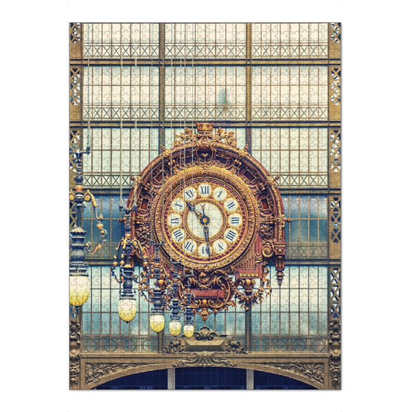 Puzzle Ravensburger "Die Uhr" artboxONE - Städte,Reise,Architektur,Städte / Paris,Reise / Länder