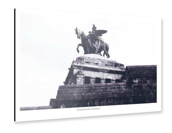 Alu-Dibond "Deutsches Eck in Koblenz" 30x20 cm artboxONE