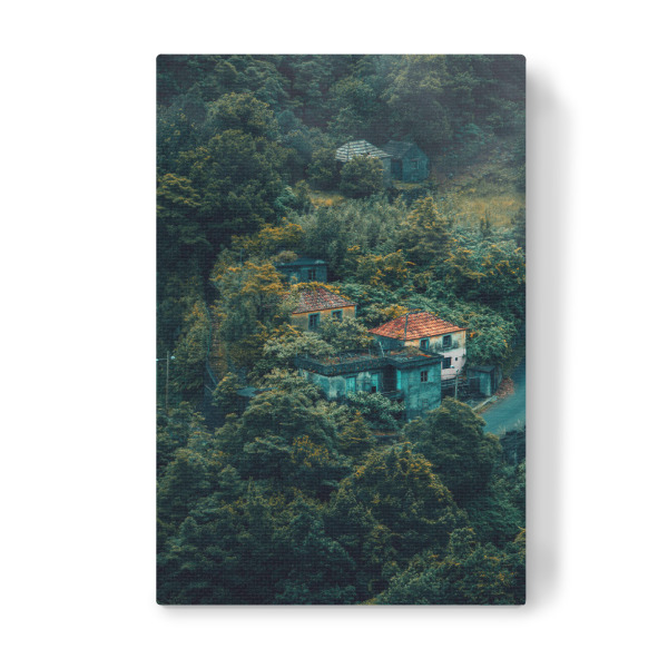 Leinwandbild "In the moody Hills" artboxONE - Natur,Buchstaben / L,Buchstaben / U,Buchstaben / V