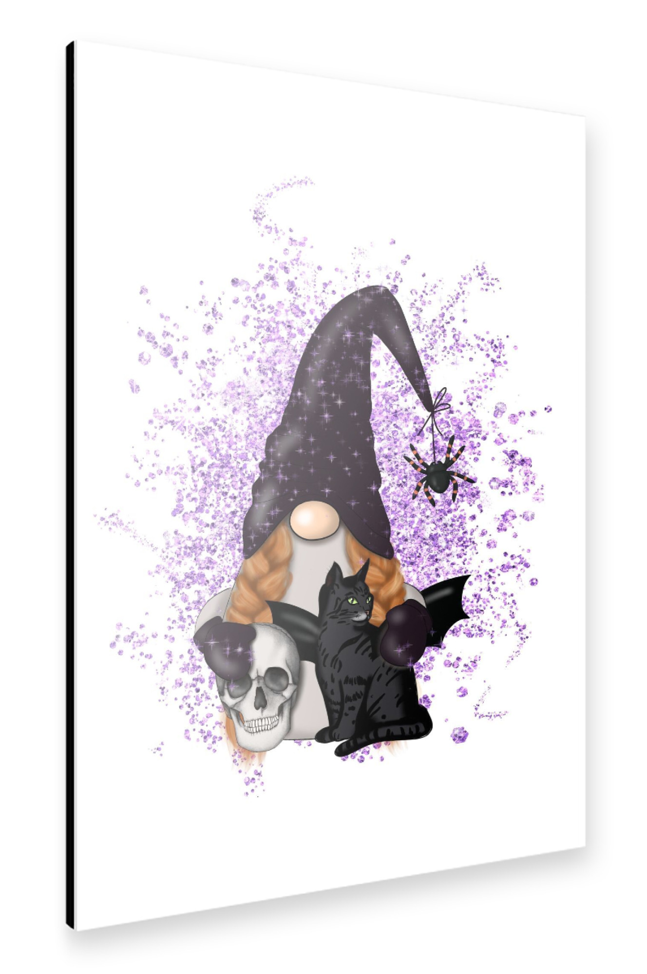 Alu-Dibond "Halloween-Mädchenzwerg" 30x20 cm artboxONE