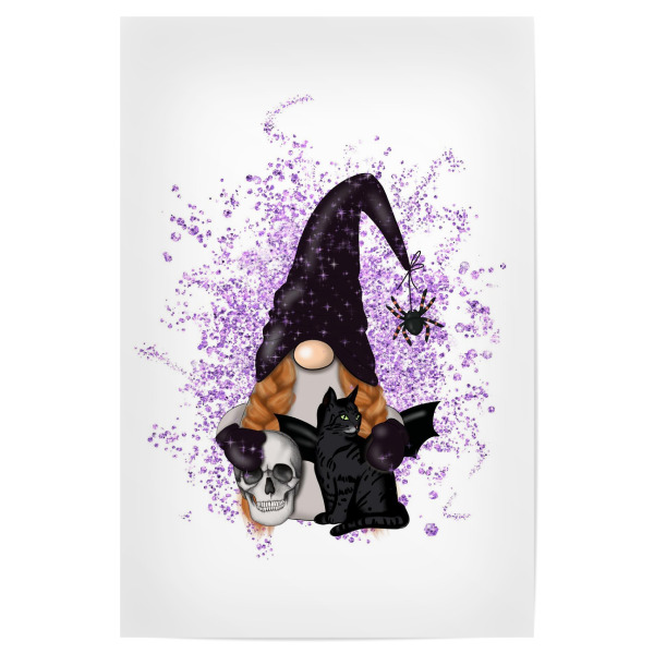 Poster "Halloween-Mädchenzwerg" artboxONE - Festivals,Halloween