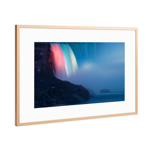 Poster mit Rahmen Kupfer "Niagarafälle - kanadische Fälle" artboxONE - Natur,Reise