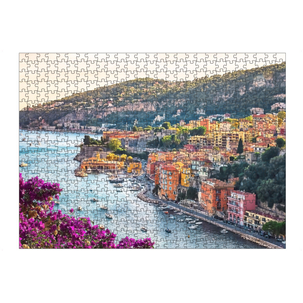 Puzzle Ravensburger "Das Süddorf" artboxONE - Natur,Reise,Architektur,Reise / Strand und Meer,Reise / Länder