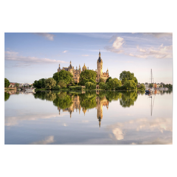 Poster 30x20 cm "Schlossinsel Schwerin" artboxONE - Städte,Reise,Architektur