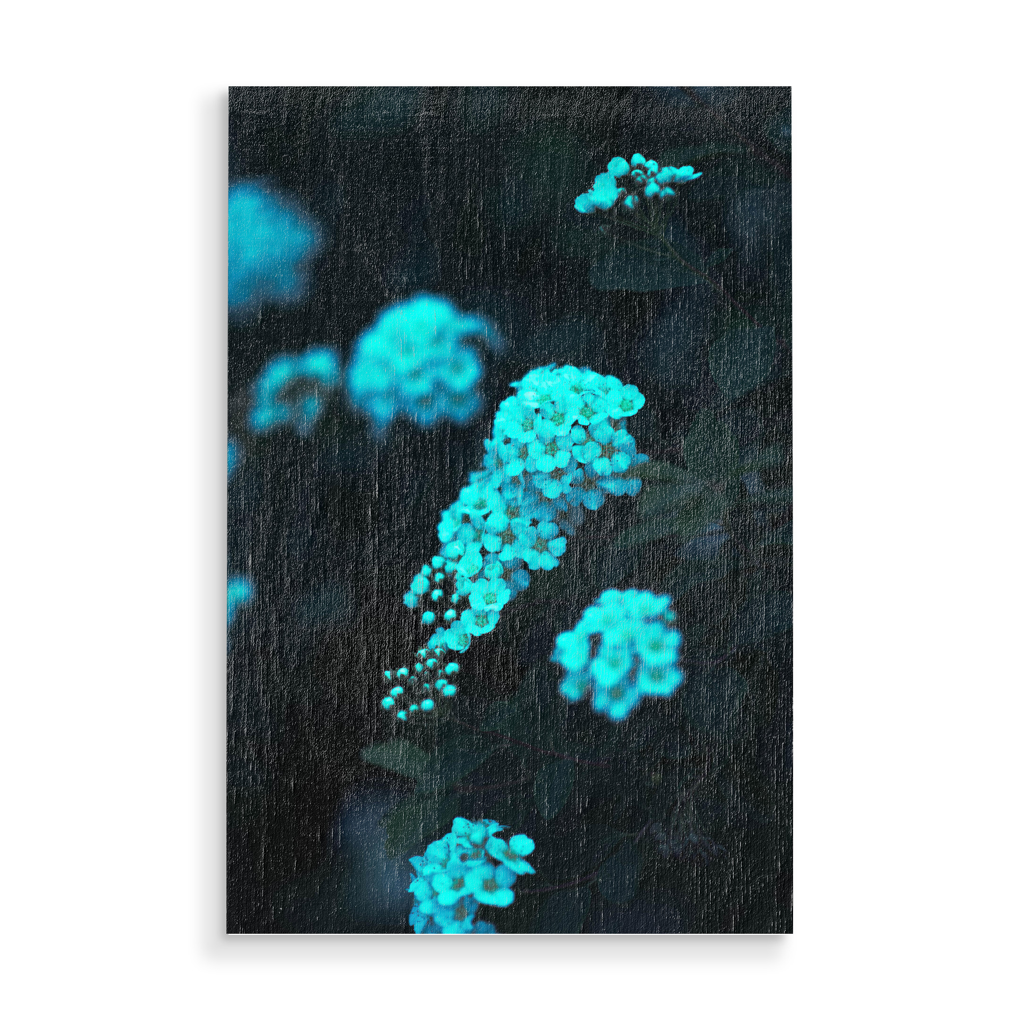 Holzbild "Weißes Blütenmeer" artboxONE - Natur,Floral